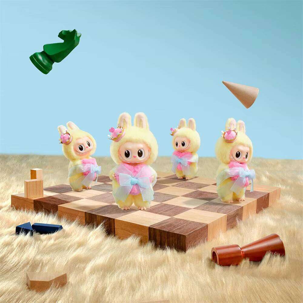 Labubu The Monsters Let's Checkmate Series Vinyl Plush Toys Doll King Queen Hanging Card Pendant Keychain PPM New Year Gifts For Girls