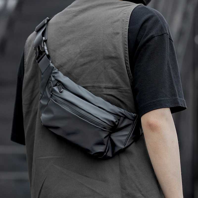Waterproof Man Waist Bag Fashion Chest Pack Outdoor Sports Crossbody Bag Casual Travel Male Bum Belt BagT251126