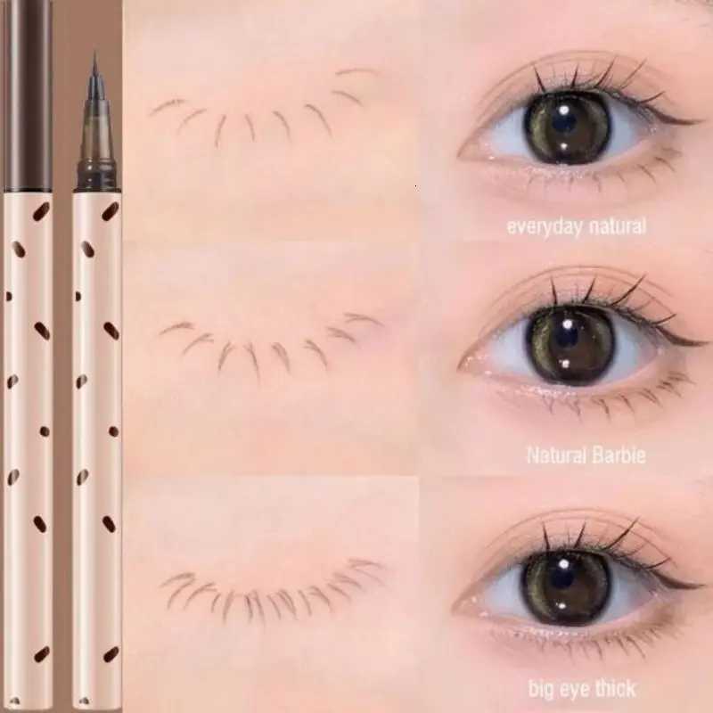 Eyelash Pencil Long Lasting Waterproof Perspirant Resistant Fine Head Non Smudging Eyelash Laying Silkworm Liquid EyelinerT251126