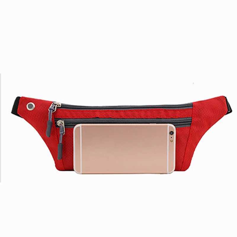 Casual Men Waist Bag Nylon Chest Pack for Women Phone Bags Pocket Running Belt Sports Bag Multifunction Travel Chest BagT251126