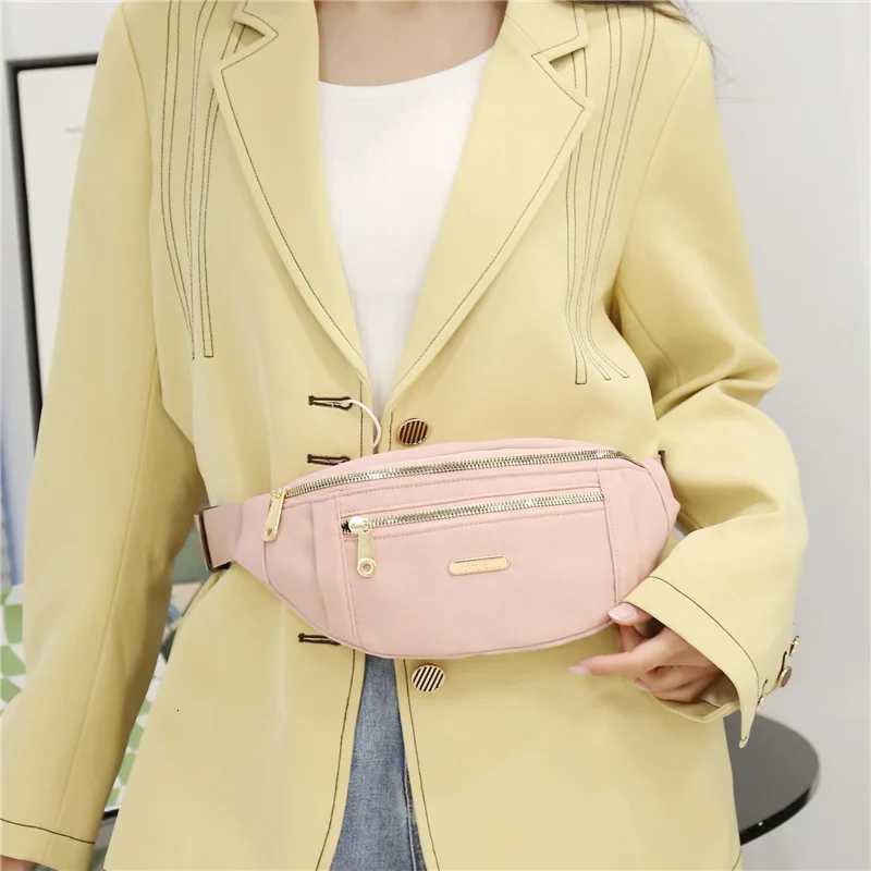 Women Waist Bag Fanny Pack Zipper Chest Bag Female Banana Bag Money Pouch Travel Shoulder Purse Belly Pocket Hip Bum BagT251126
