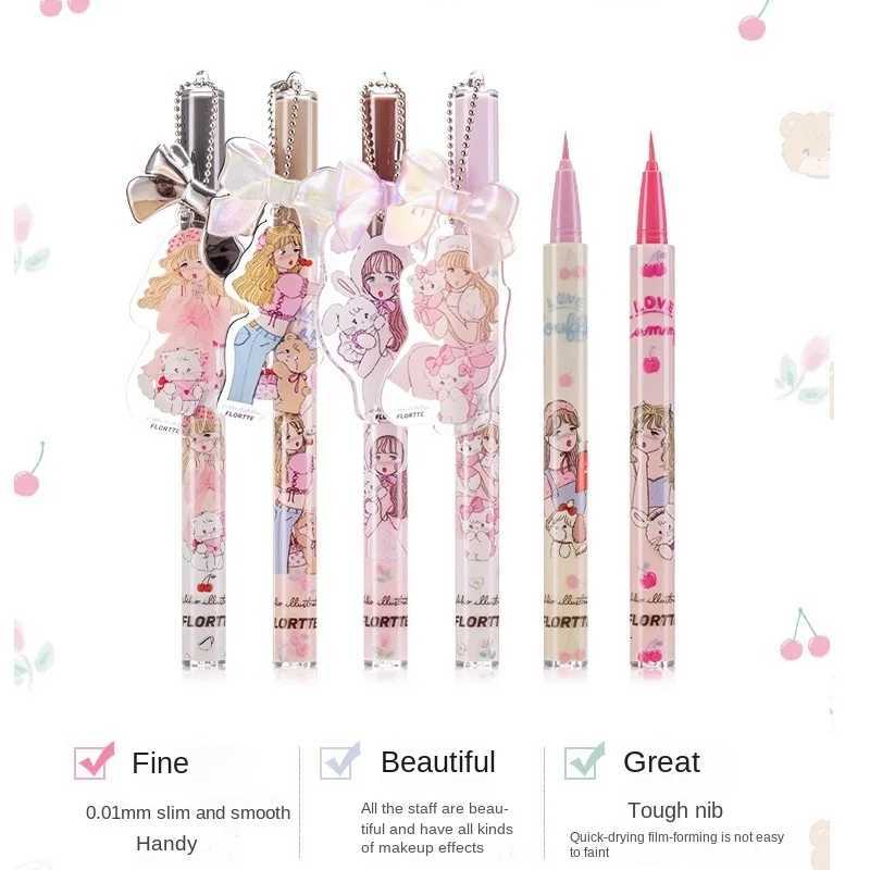 FLORTTE Colourful Waterproof Eye Liner Silkworm Pen Waterproof Liquid Eyeliner PencilT251126