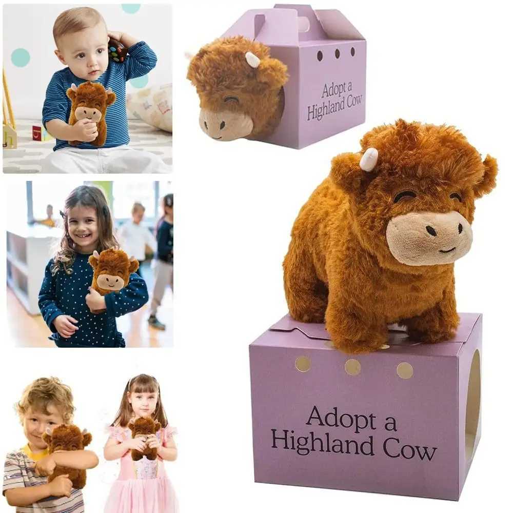 Hot Realistic Fluffy Bl Highland Cow Legend Plushie Realistic Plush Toy Fluffy Highland Cow Soft Toy Stuffed Doll C251202