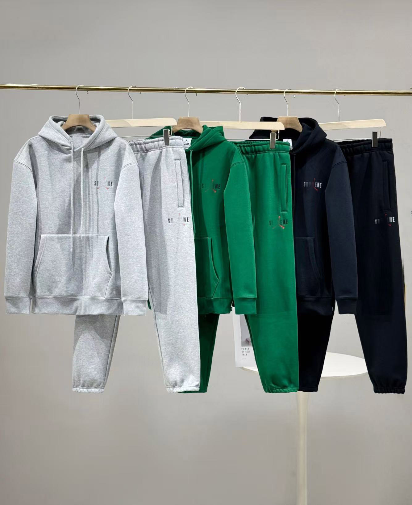 24Fw AJor Up Hooded Sweatshirt Fashion Men Women Hoodies Sweatpant Skateboard Pants Hip Hop Autumn Winter High Street Unisex Streetwear