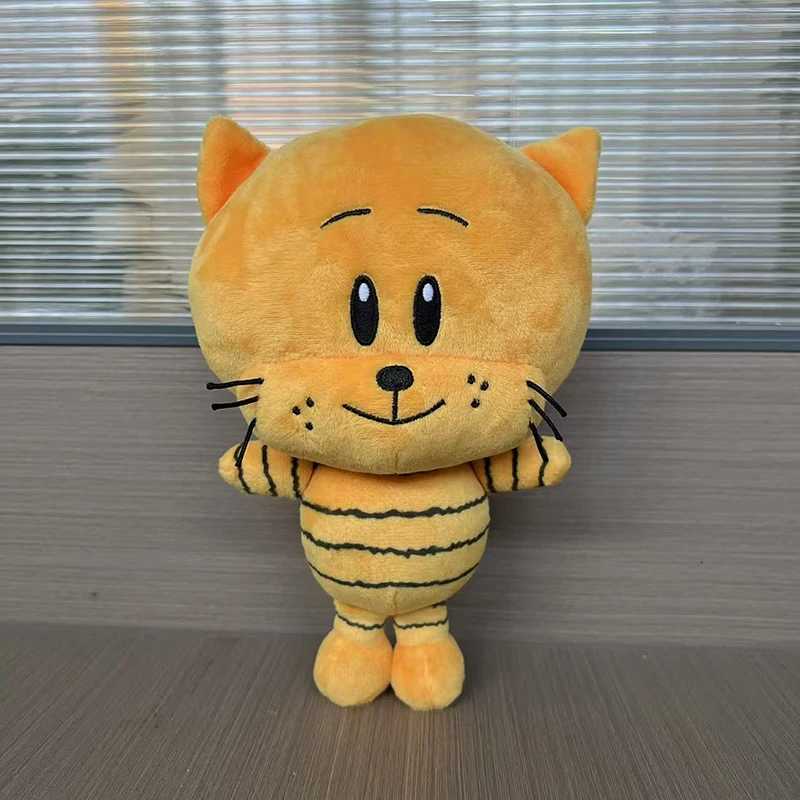 Cute Dog Man Plush Toys w Lil Petey Cat Plush Soft Stuffed s Toys Gifts For Children Kids Xmas Birthday C251202