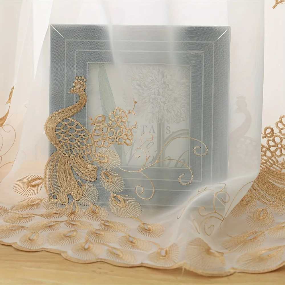 Christmas AnneyOneDecor Embroidered Short Curtain Kitchen Curtains for Living Room Cafe Curtains for Farmhouse Short Window Treatments Y251126