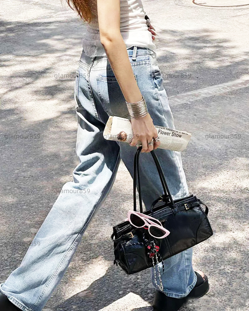 Suede Brown Shoulder Bag Womens Designer Totes Soft Lux Leather Handbag Casual Mens New Tote