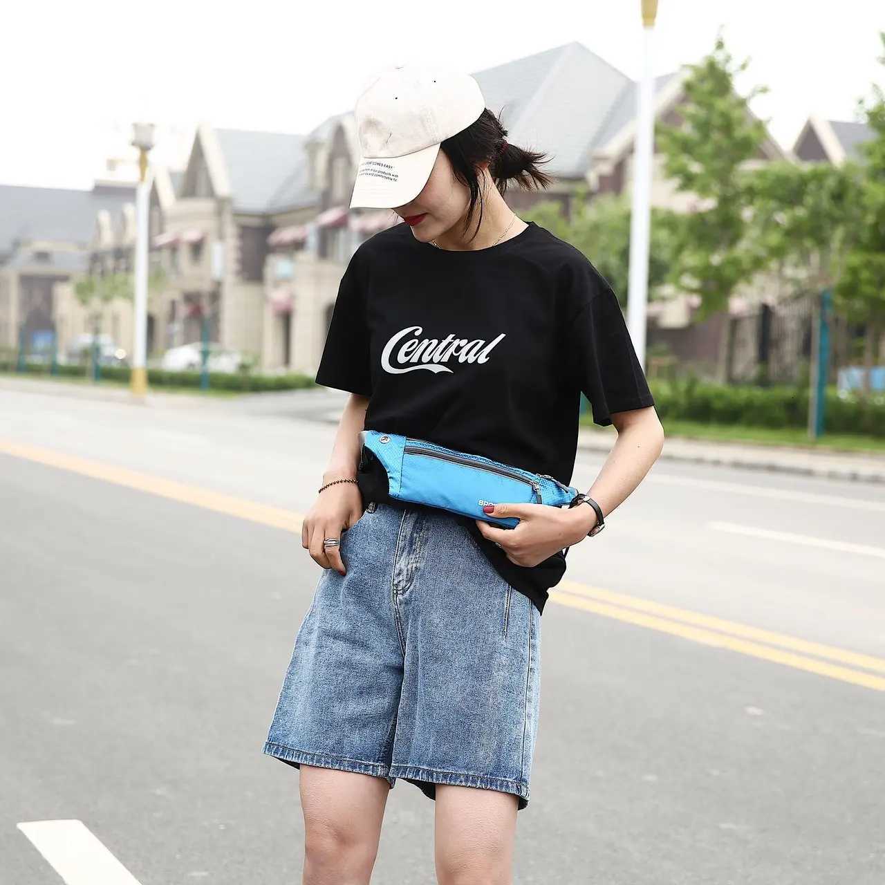 Casual Men Waist Bag Nylon Chest Pack for Women Phone Bags Pocket Running Belt Sports Bag Multifunction Travel Chest BagT251126