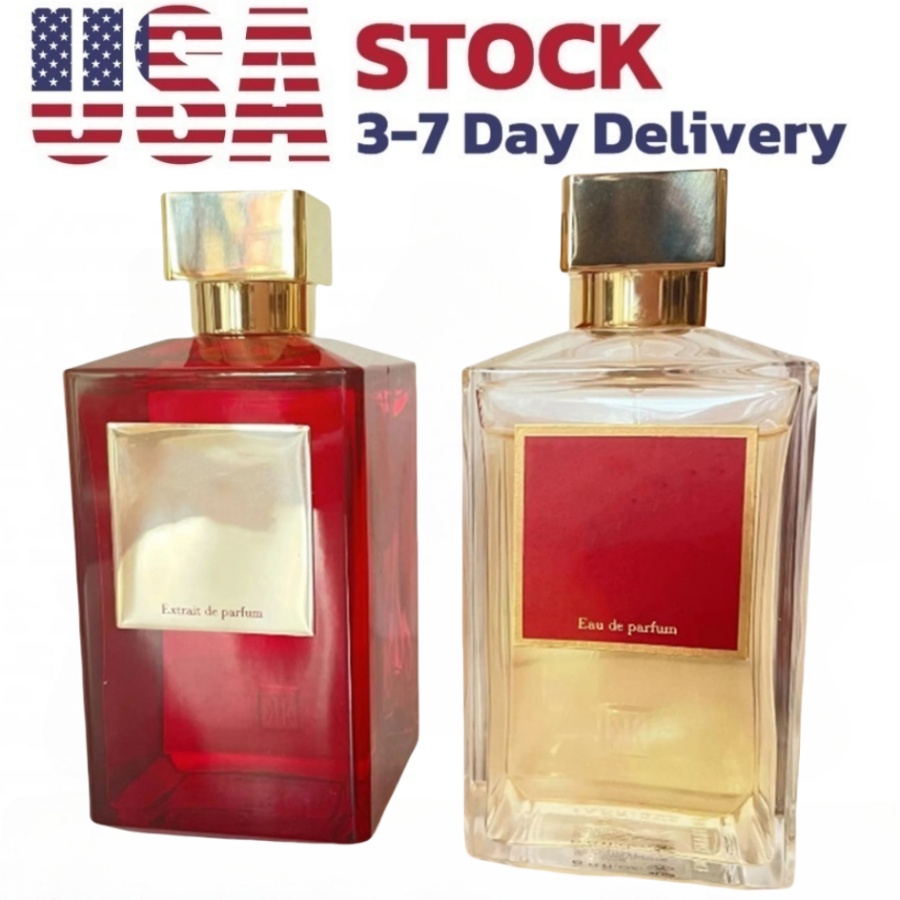 Top Extrait De Parfum Red Rouge 504 70ml / 200ml Cologne perfume men woman perfumes fragrance spray Intense Long Lasting Time Good Smell EAU DE TOILETTE Parfumes