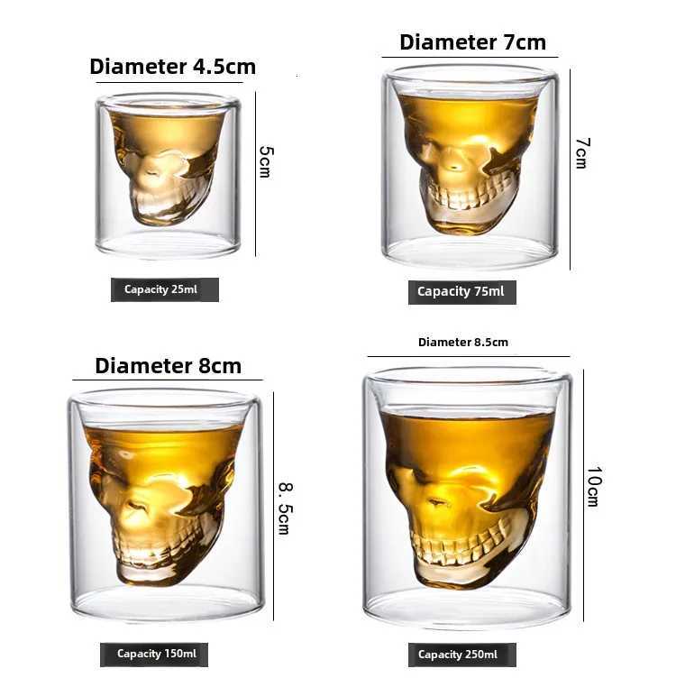 Wine Cup Glasses Of Wine Crystal Cocktail Glasses Whisky Barware Beer Drinkware Drinking Coffee Mugs Double Bottom Mug Glass Cup C251126
