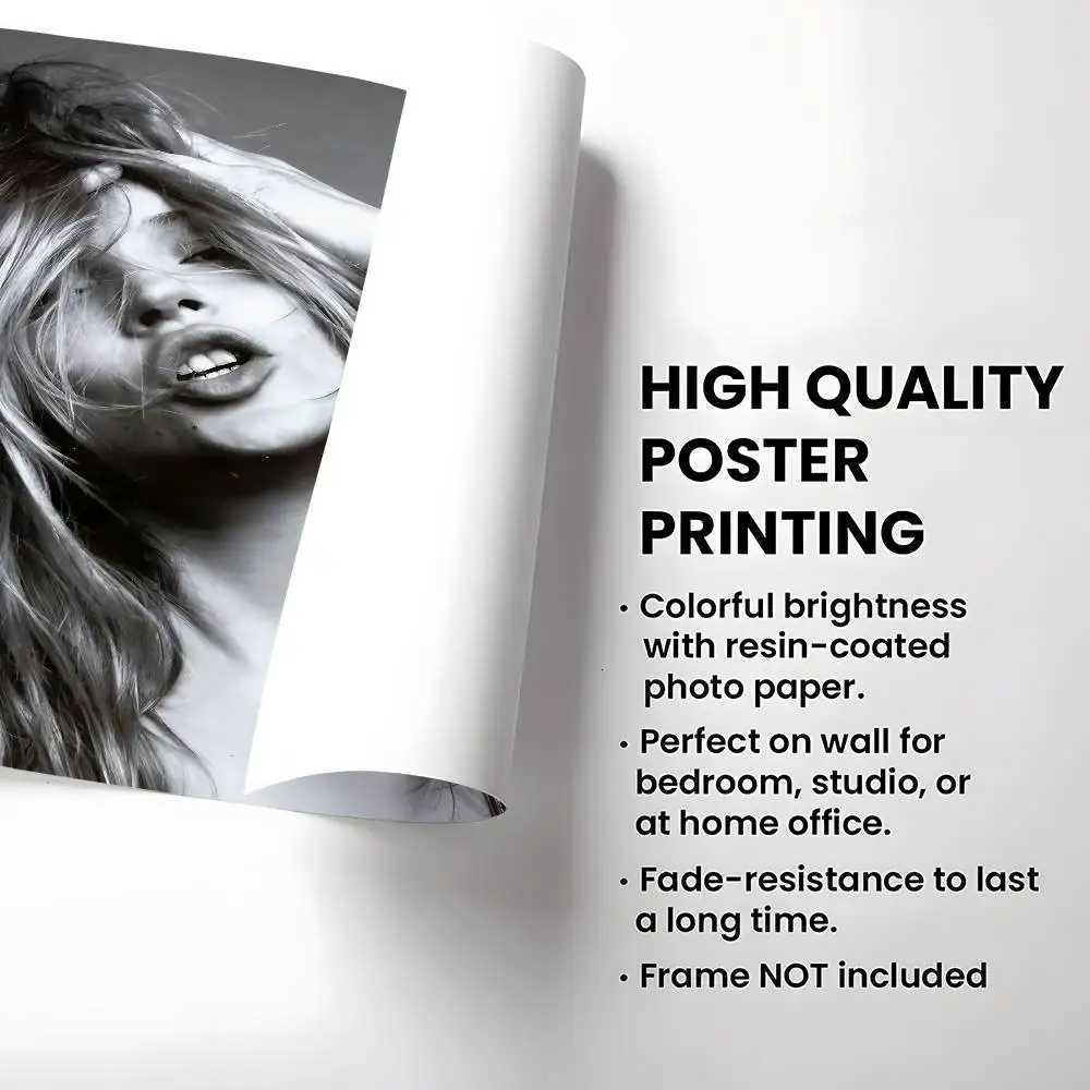 Vintage K-Kate Moss Picture Poster High Quty Print Home Decor Wall Art Mural Room Bar Decoration Y251126