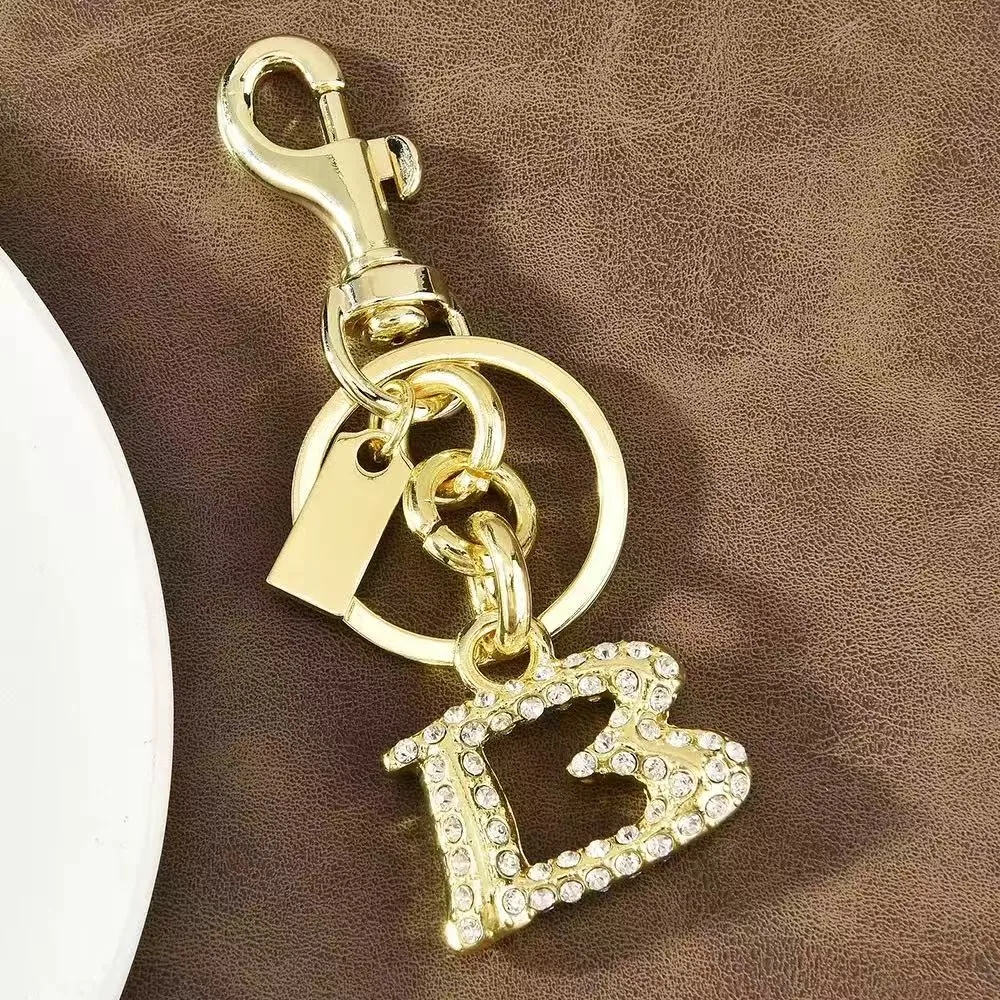 bag Letter Co ch Keychain alloy luxury Keychains Metal Holder Car Keyrings Key Chain Fashion Accessories cherry purse charm