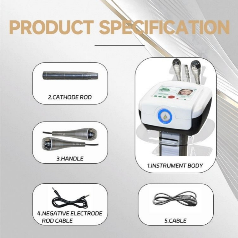 Professional Ultrasonic Electroporation Facial Device with Tripolar Ultrasonic Technology for Deep Skin Penetration and Active Ingredient Absorption N