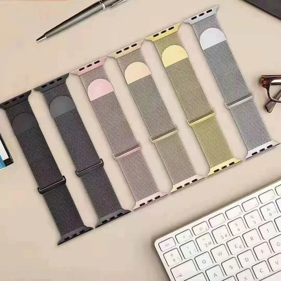 Milanese Strap for Apple Watch Band Ultra2 49mm 10 mm 9 8 7 45mm 41mm Metal Magnetic Bracelet 6 5 4 SE2 44mm 40mm 42mm 250425