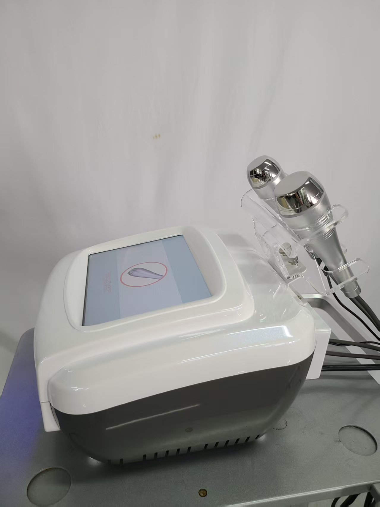 Professional Ultrasonic Electroporation Facial Device with Tripolar Ultrasonic Technology for Deep Skin Penetration and Active Ingredient Absorption N