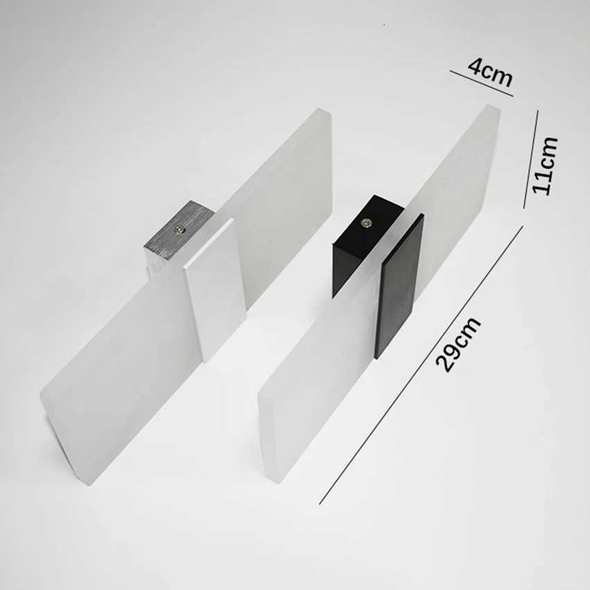 Modern Simple Acrylic Wall Lamp Fixture Indoor Wall Lamp Bedroom Living Room Hallway Lighting Indoor Lighting Fixtures M251126