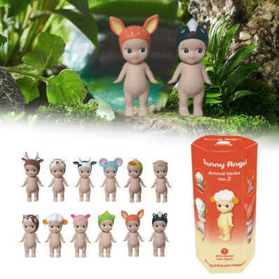 Action & Toy Figures Lying Angel Single Blind Box Car Ornament Desktop Screen Cupid Doll Ornament Handmade