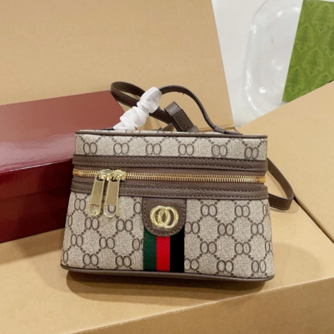 202510A High Quality 10A Women Designer Makeup bag cosmetic bag travel toiletry bag Jewelry box luxury handbag clutch pouch purse large capacity 2pcs/set