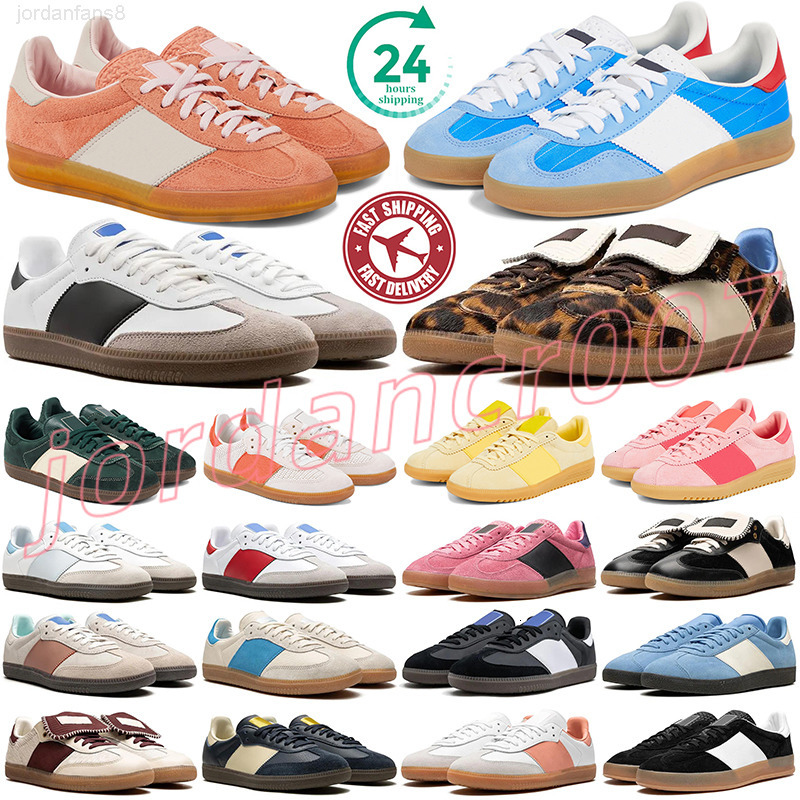 Sambaa men women designer originals sneakers og shoes Black White Gum Nylon Silver Red Yellow mens womens outdoor casual women sports sneaker che