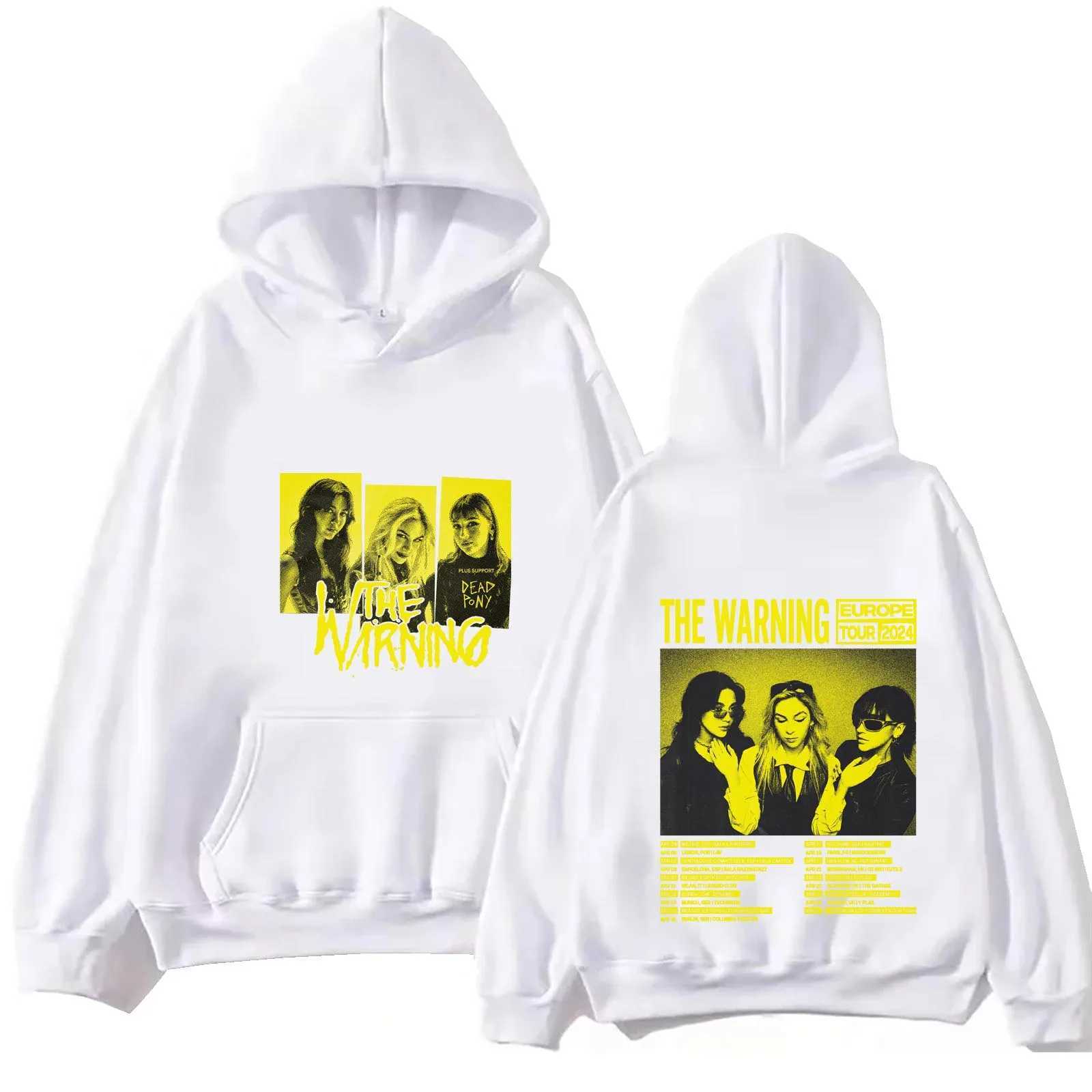 The Warning The Warning Tour 2024 Hoodie Music Fans Gift Tops Sweatshirt Unisex Casual Spring and Summer Regular Long Sleeve J251136