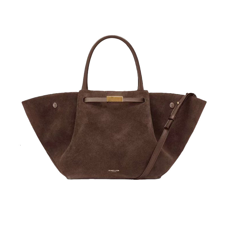2025 New Designer Wing Bag With High-end Feel New York Bag Made Of Genuine Leather Large Capacity Tote European And American Portable Briefcase