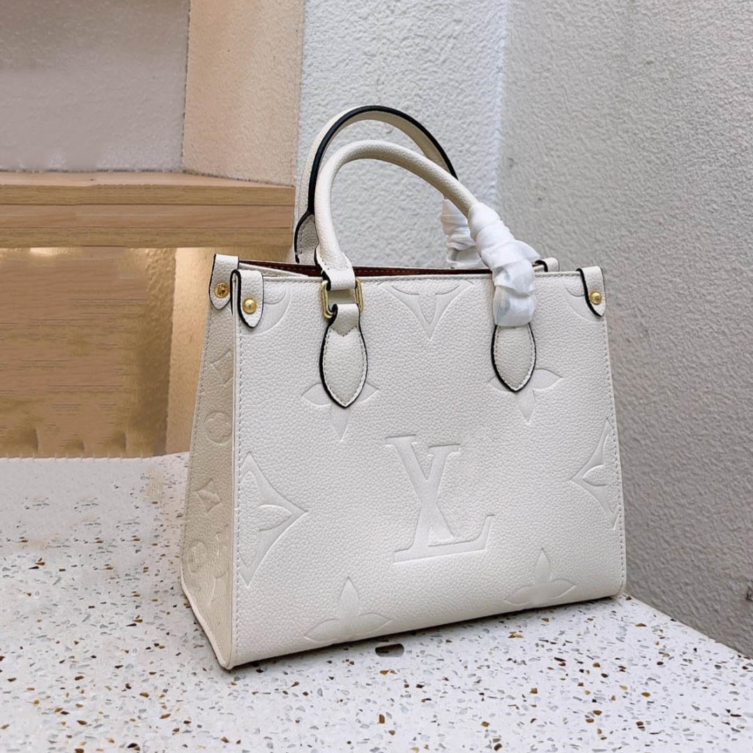 Designer 10A Bag onthego bag Womens crossbody on the go shoulder bag Luxury high capacity shopping bag mirror quality Purse leather chain bag tote on lear f3e