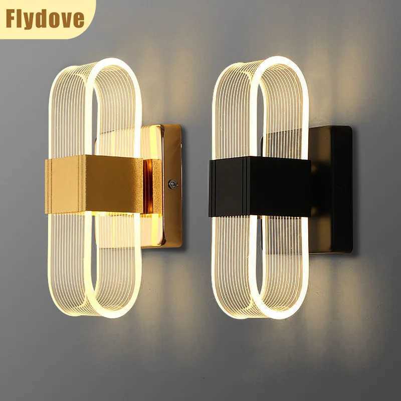 Luxury super Bright Living Room Bedroom Bedside Hotel Wall Lamp Line Guided LED Home Lighting Decoration M251126