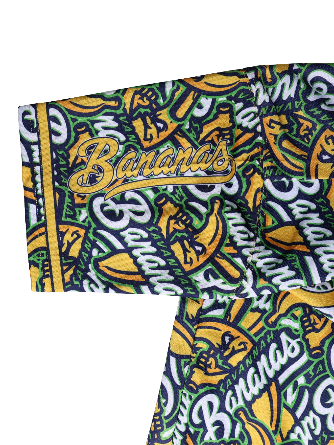 1 Savannah Yellow Bananas Baseball Jersey Sewing Embroidery High Quality Sports Outdoor Jerseys