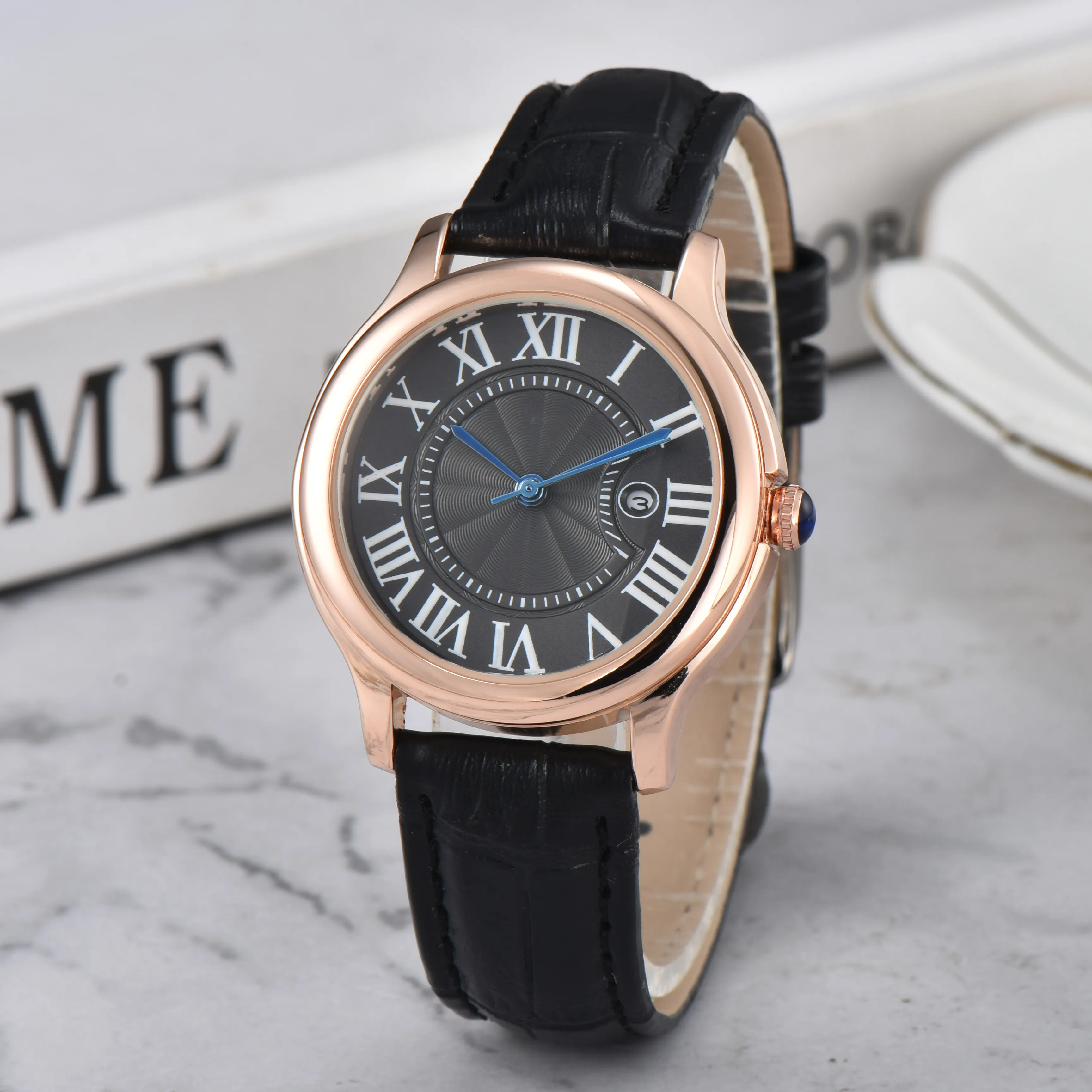 Luxury New Fashion Women Watches Quartz Movement Silver Gold Dress Watch Lady Stainless Steel Case Original Clasp Analog Casual Wristwatch