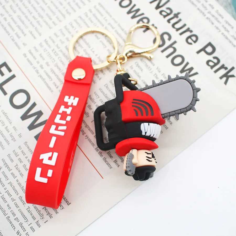 Chainsaw Man Keychains Cartoon Anime Keyrings Doll Pendant Keyholder Toys AccessoriesT251127