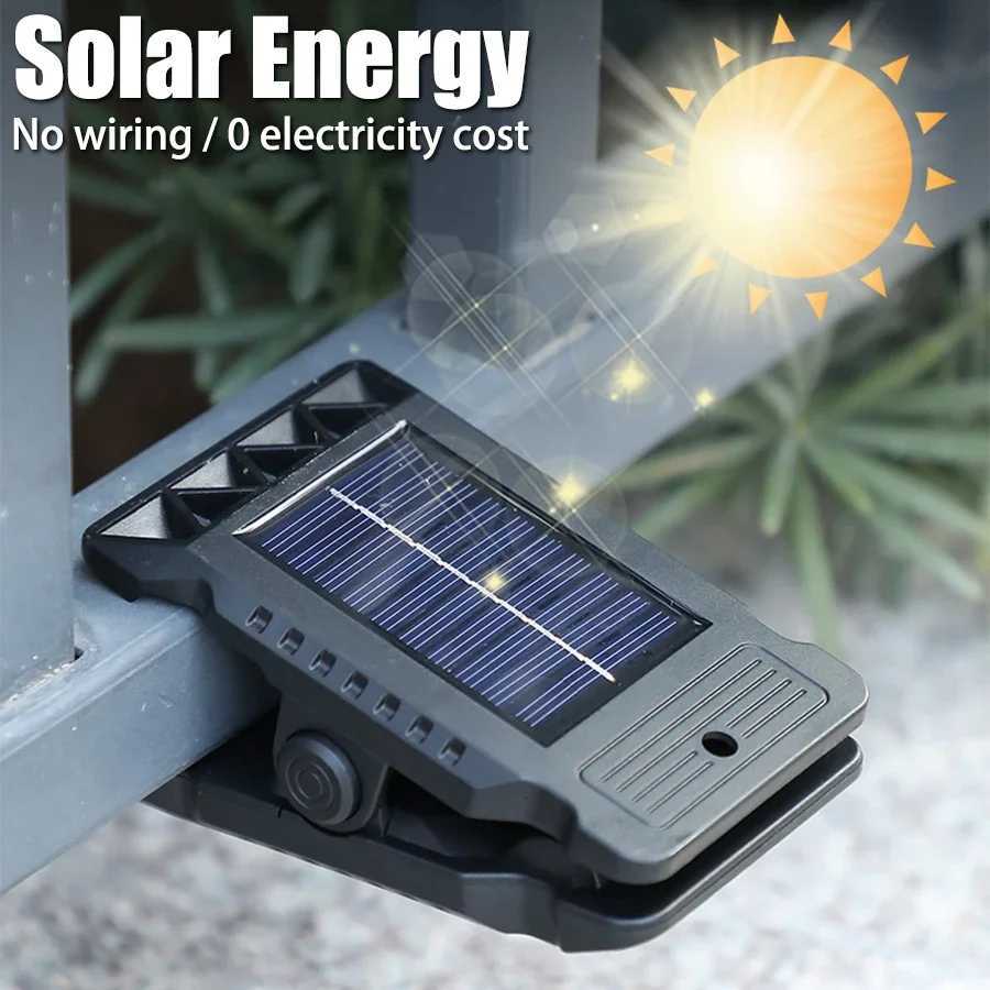 YD-21 Outdoor LED Solar Clip Lights Rechargeable Fence Lights and Outdoor Human-sensing Night Lighting Fixtures Easy To InstallM251127