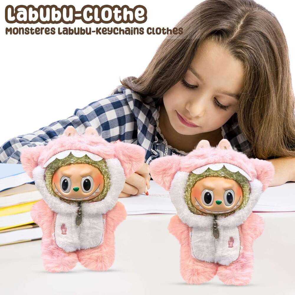 Clothing for 17cm Labubu Doll, Labubu Doll Accessories, Without Doll, Cute Doll Clothes, DIY Gift blind boxes