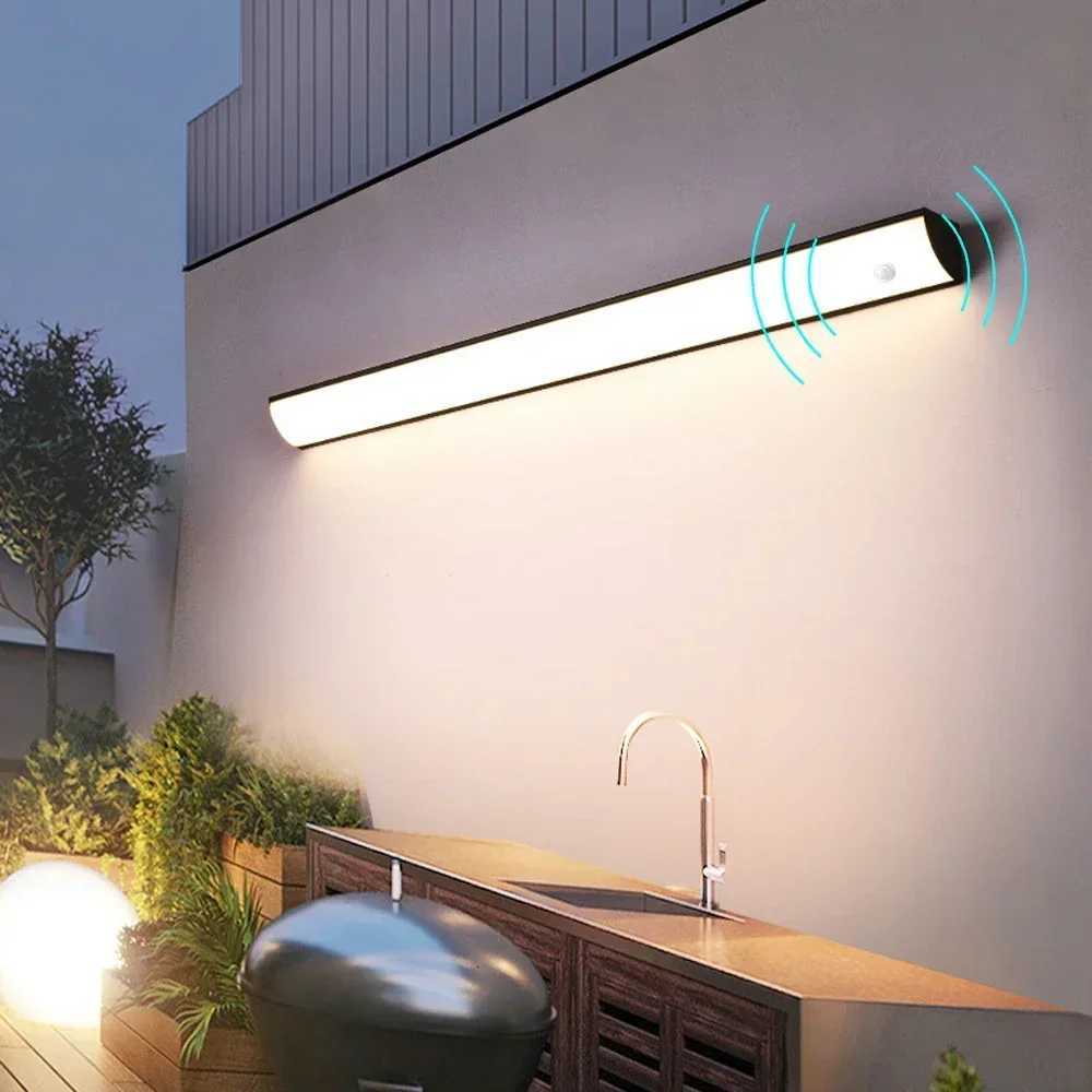 Long Strip Outdoor Balcony Room Decor Garden Terrace Led Lights Waterproof Wall Light Courtyard Door Light Porch Wall LampM251127
