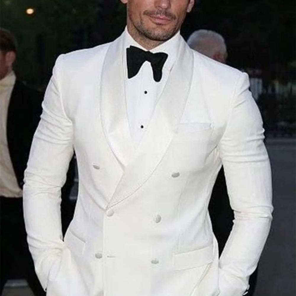 Burgundy Shawl Lapel Double Breasted Suit Jacket for Men Slim Fit Comfortable Wedding Blazer Prom Tops Regular Fit 251126