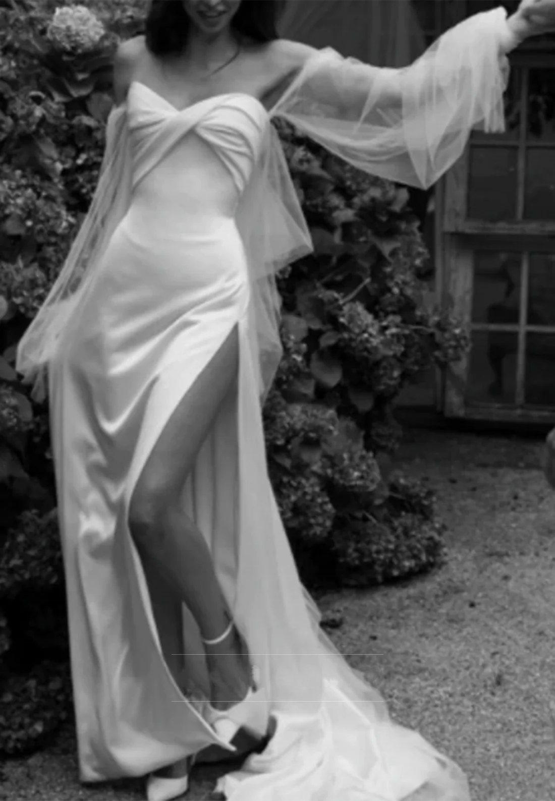 Vintage Strapless Wedding Dress Pleats Long Sleeves Bridal Gowns Custom Made Plus Size Vestidos De Novia 2026 Customized