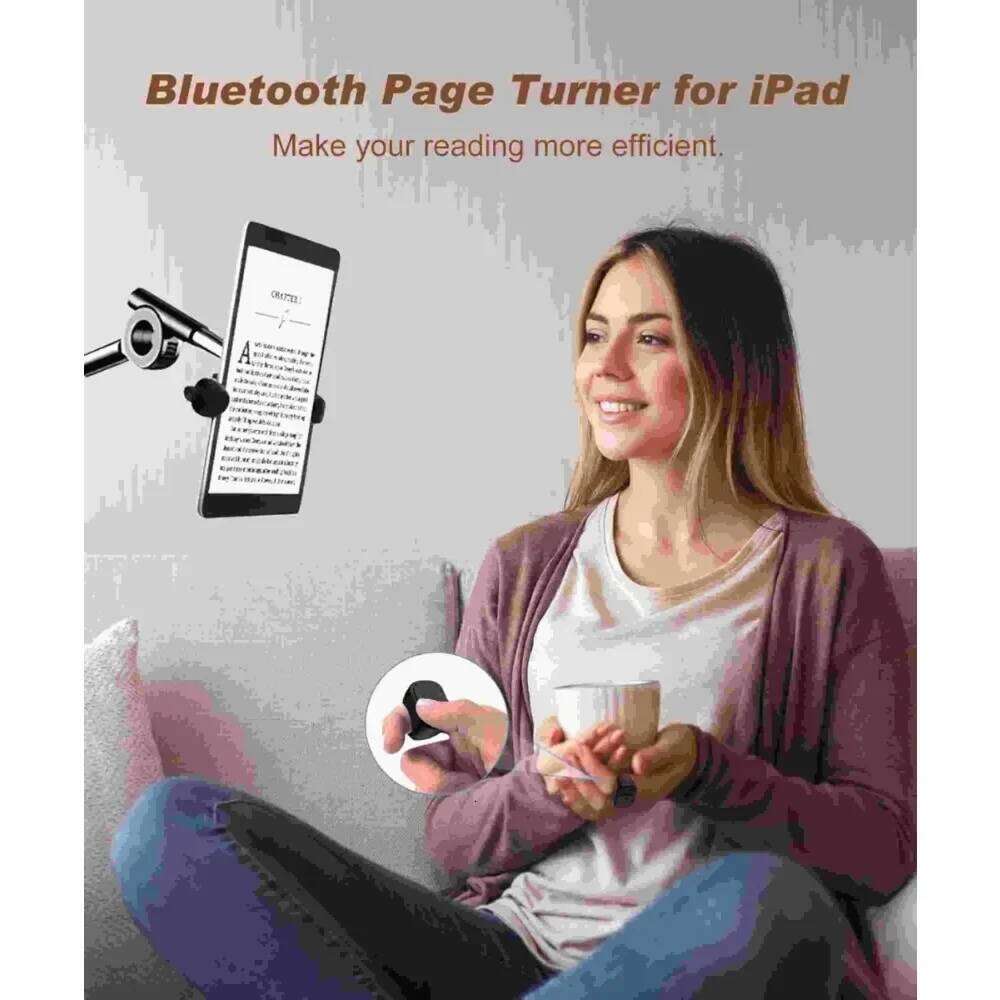Is Suitable For Iphone Ipad Bluetooth Page Turning Ring Roller Both Camera Remote Control Function Compatible