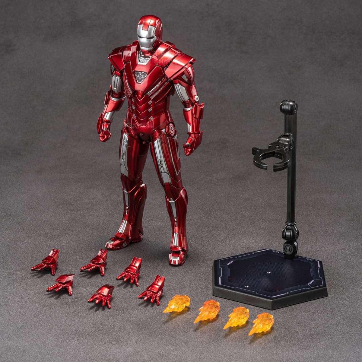 Authentic authorization Marvel ZD Toys Iron Man MK33 Model 7inches Action Figures Tony Stark Iron Man 1/10 Avengers Genuinely Collect Model Ornaments 