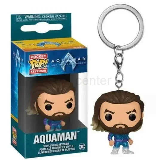 Disney FUNKO Pop Batman Superman SuperGirl New Justice League Aquaman the Flash Wonder Women Pocket Pop Keychain Figure Collection Toys H251127