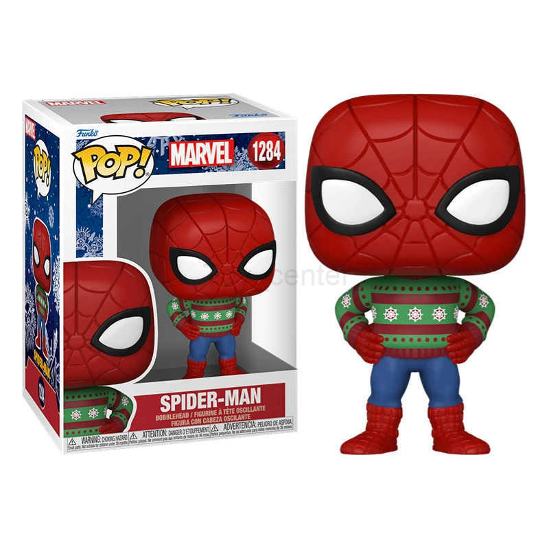 Disney Funko Pop Marvel Holiday Christmas Iron Man Action Figure Anime Spider-Man Deadpool Vinyl figures Collectible Model Decor Gift H251127