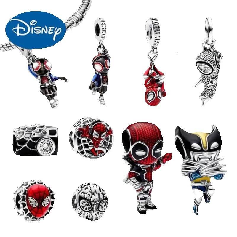 DISNEY custom New Spider-Man Series Bead Pendant Suitable for Women DIY Original Bracelet Charm Gift W20250704