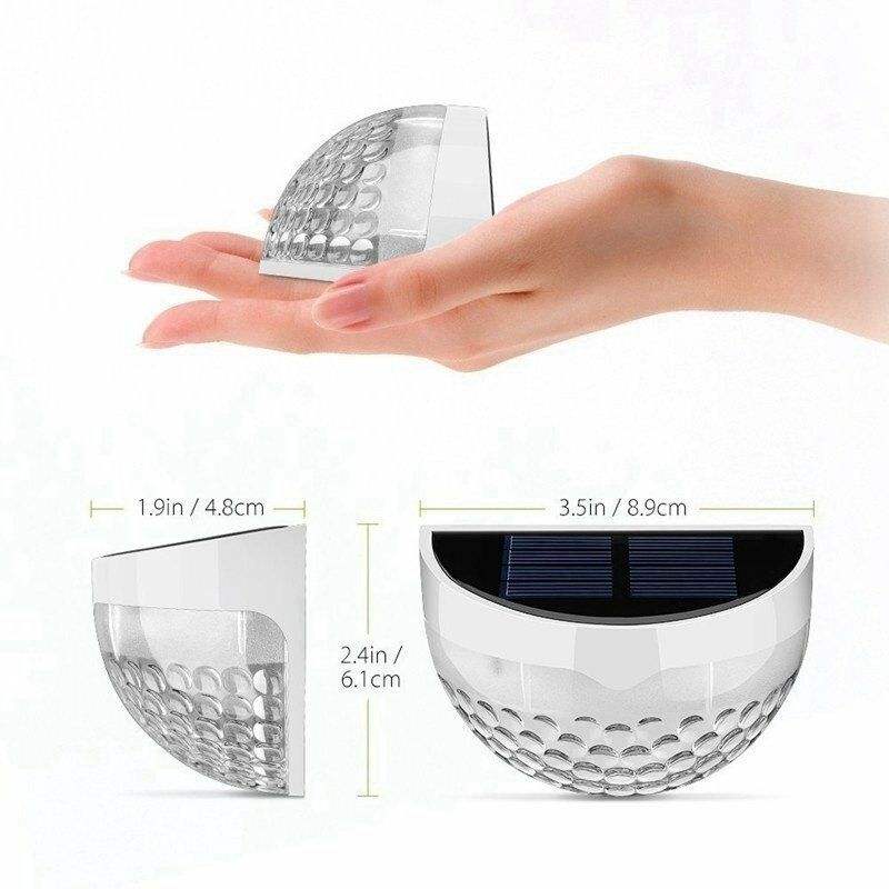 Outdoor Wall Light Waterproof LED Built-in Battery Solar Powered Sunlight Charging Road Street Passage Sensor Wall Mount Lamp