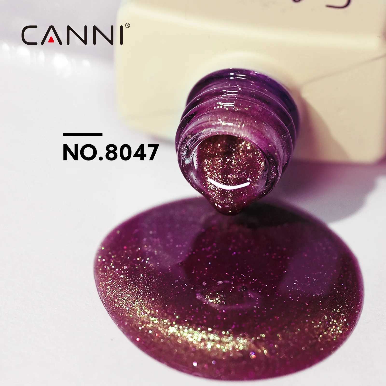 8047 CANNI Cat Eye Gel Nail Polish TPO/Hema Free Soak Off UV LED Gel Varnish Super Glossy Glitter Diamond Semi Permanent 9MLT251127