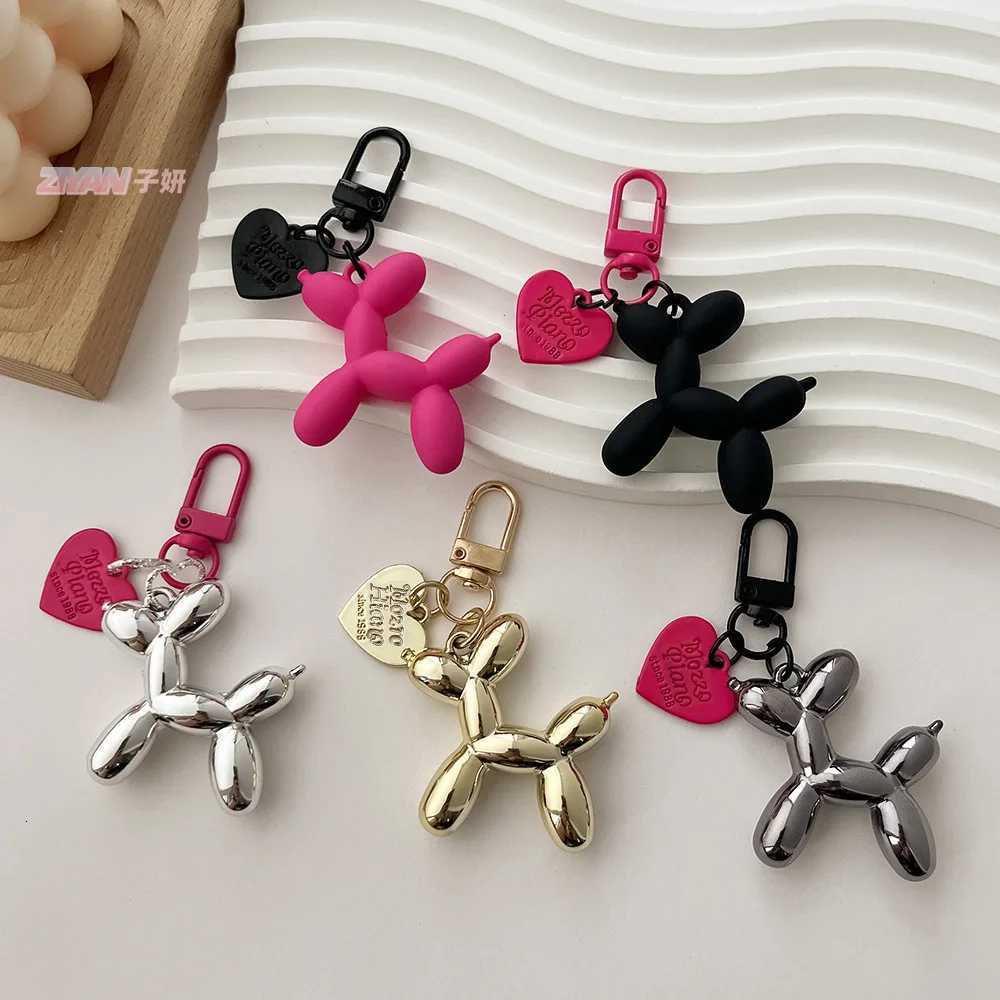 Cute Balloon Dog Bag Charm Handbag Pendant Keychain Womens Exquisite Internet-famous Bead Bag Accessories High-Grade PendantT251127