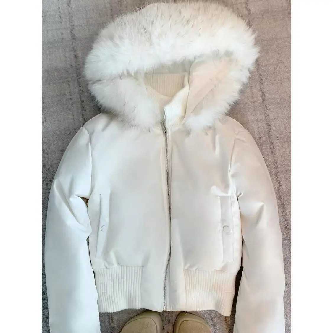 2025 Japanese Winter New Fur Collar Puffer Jacket Design Hooded Coat Womens Fashion Outerwear Long Sleeve Hoodie Jacket ParkaXJ251127