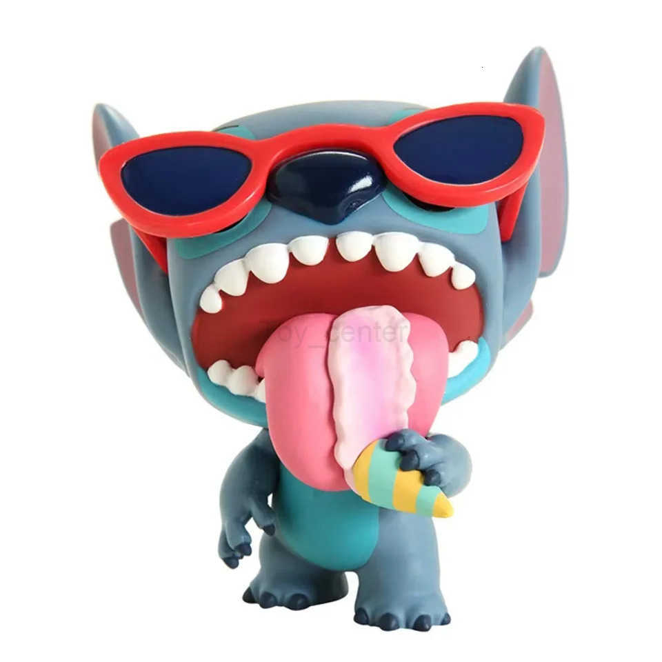 Disney No 1048 Record 636 Summer Stitch Figure Model Toy H251127