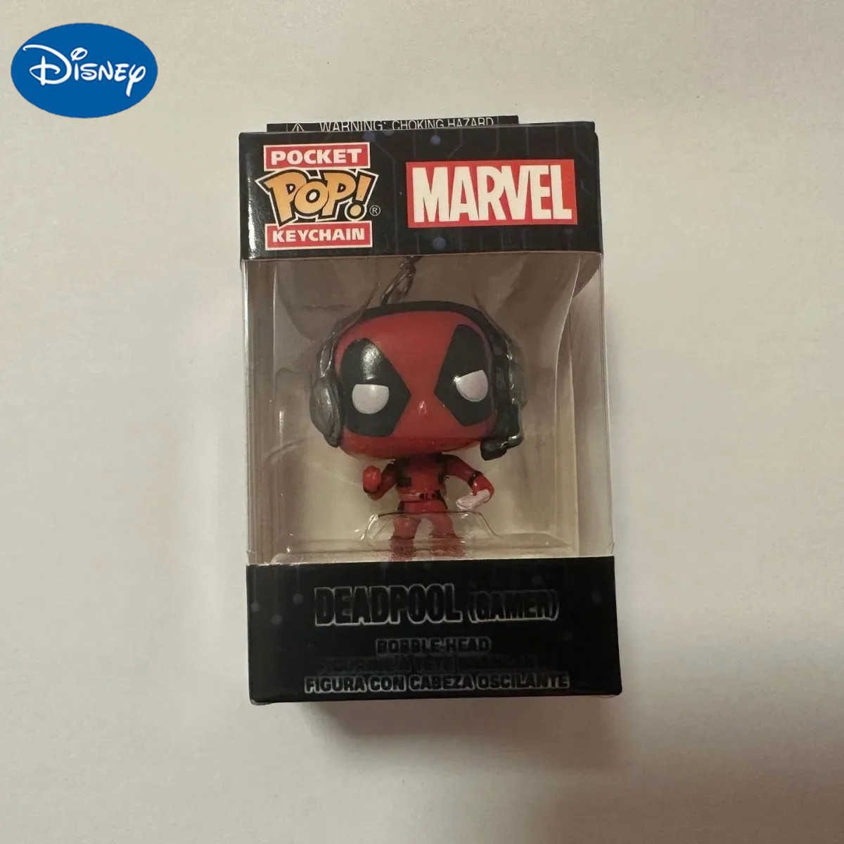 Disney Funko Pocket Pop KeyChain Super Heroes Deadpool Gamer Keychains Toy Bobble Head Keychain Vinyl Action Figures Toys H251127