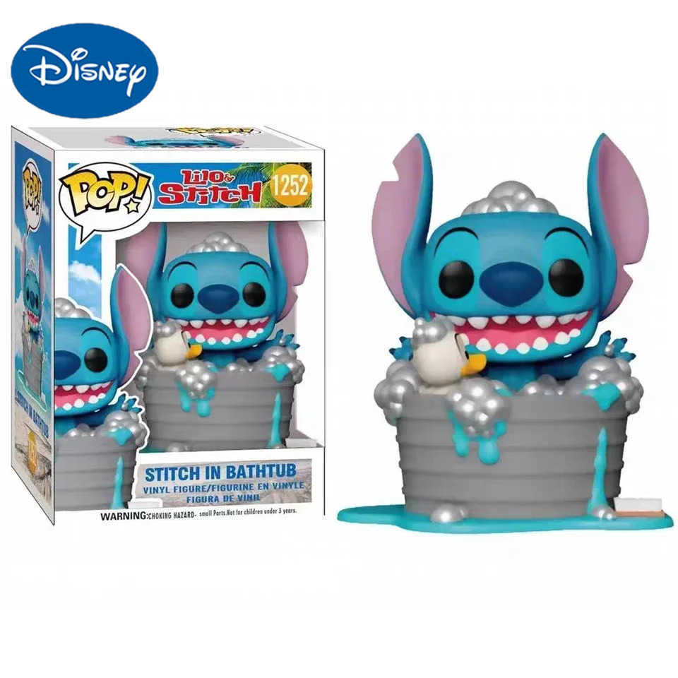 Disney Hot Sale Bandai Elf Star Baby Stitch Little Gold Handmade Vinyl PVC Doll Toy Childrens Gift H251127