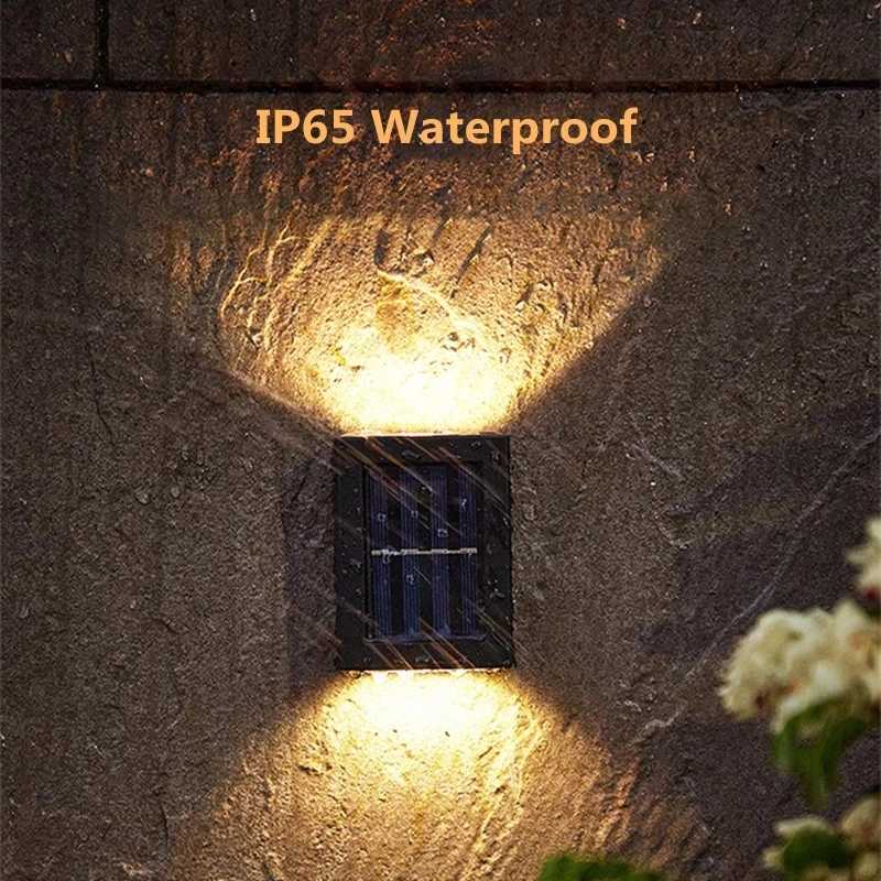Wall Solar Light Waterproof Garden Solar LED Light for Outdoor Lighting Street Lamp Home Balcony Porch Yard DecorationM251127