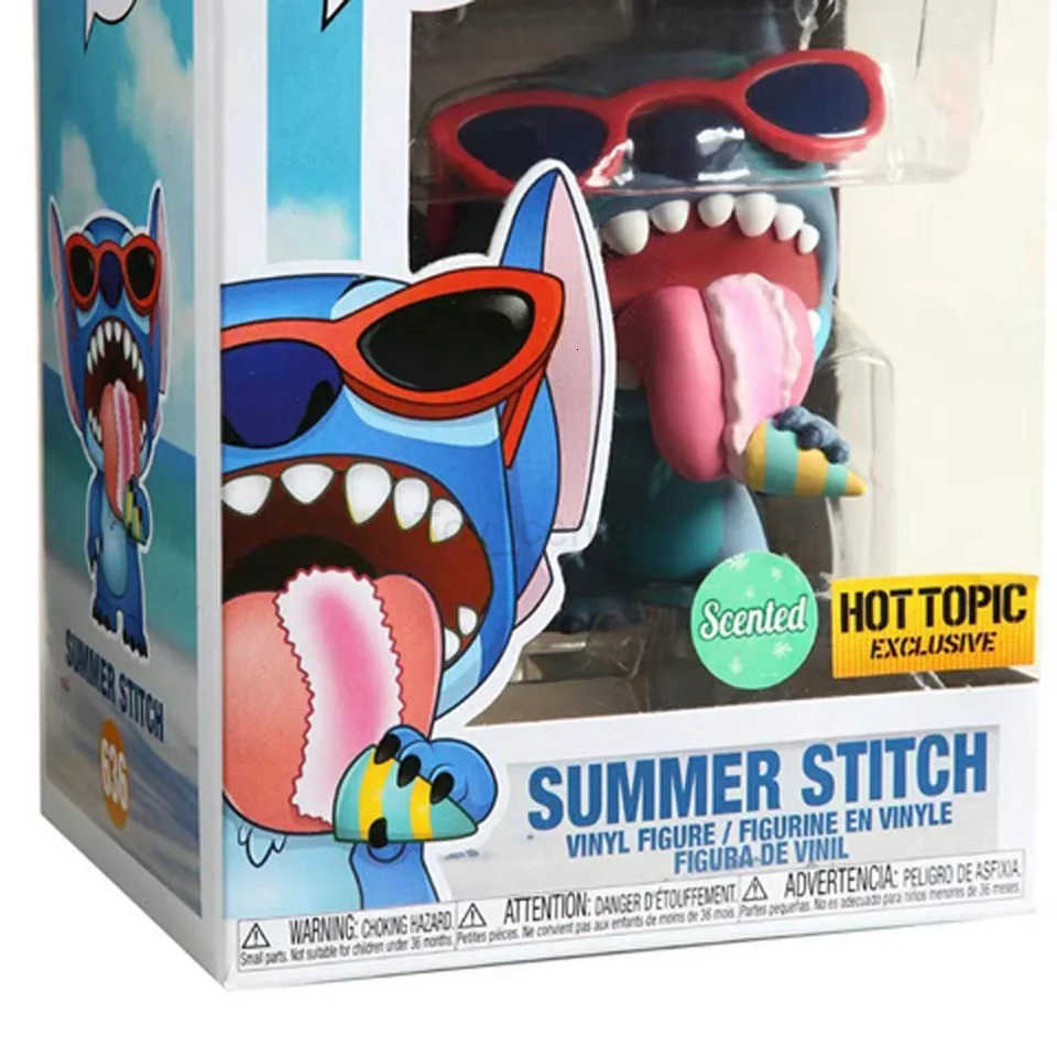 Disney No 1048 Record 636 Summer Stitch Figure Model Toy H251127