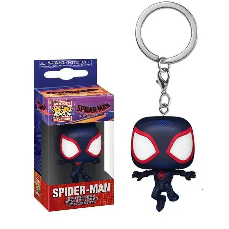 Disney NEW FUNKO POP Spider-Man Spider-GWEN GREEN GOBLIN ZOMBIE HUNTER SPIDEY Peter Parker Mysterio Keychain Vinyl Figure Toys H2511271